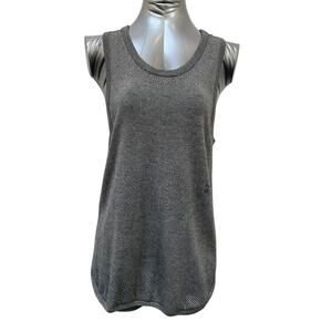 Kit And Ace Silk Merino Wool Cashmere Blend Knit Sleeveless Top Size Small Gray